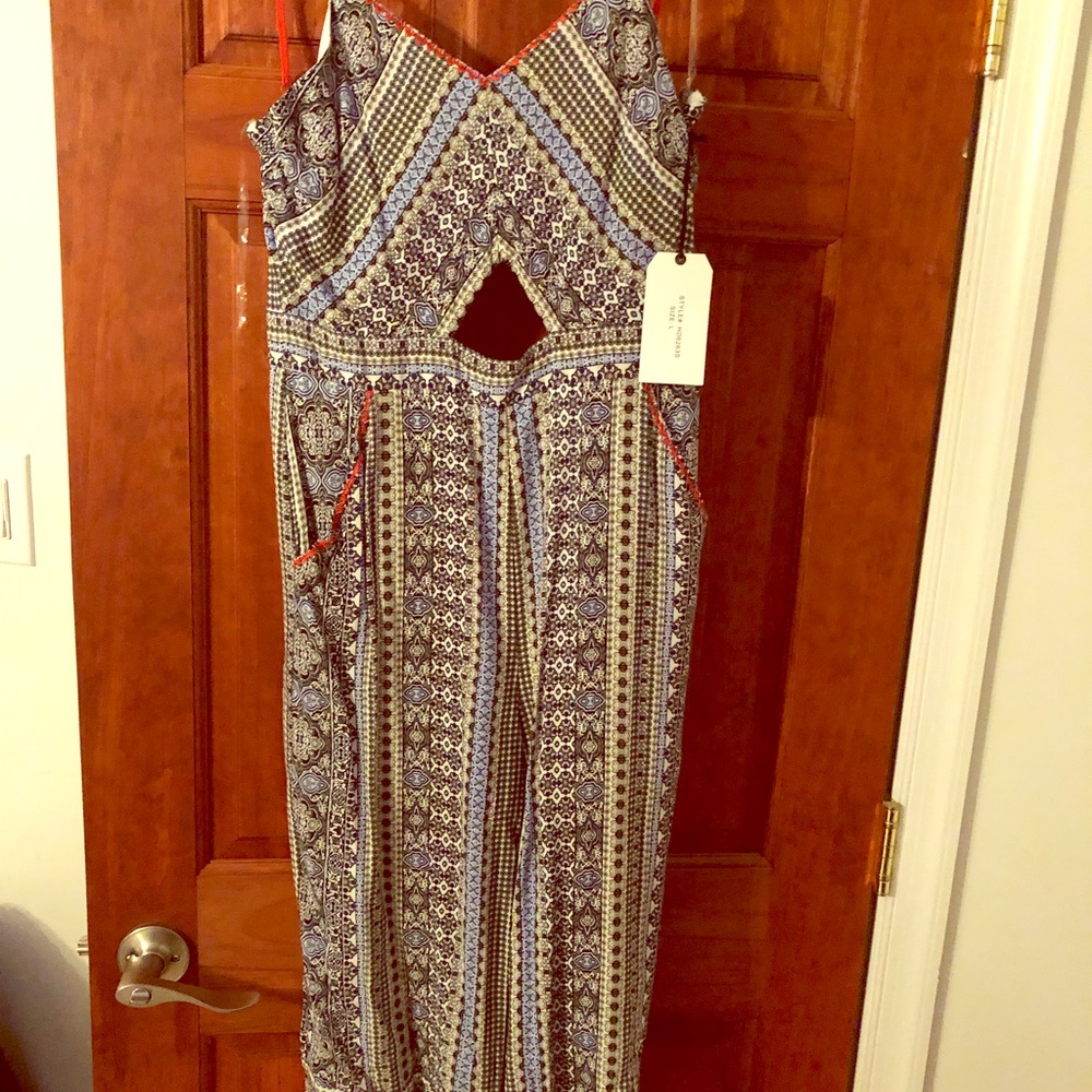 Large size Rompers Capri pants